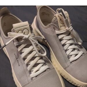 Cole Haan Women's Light Gray and Cream Sneakers